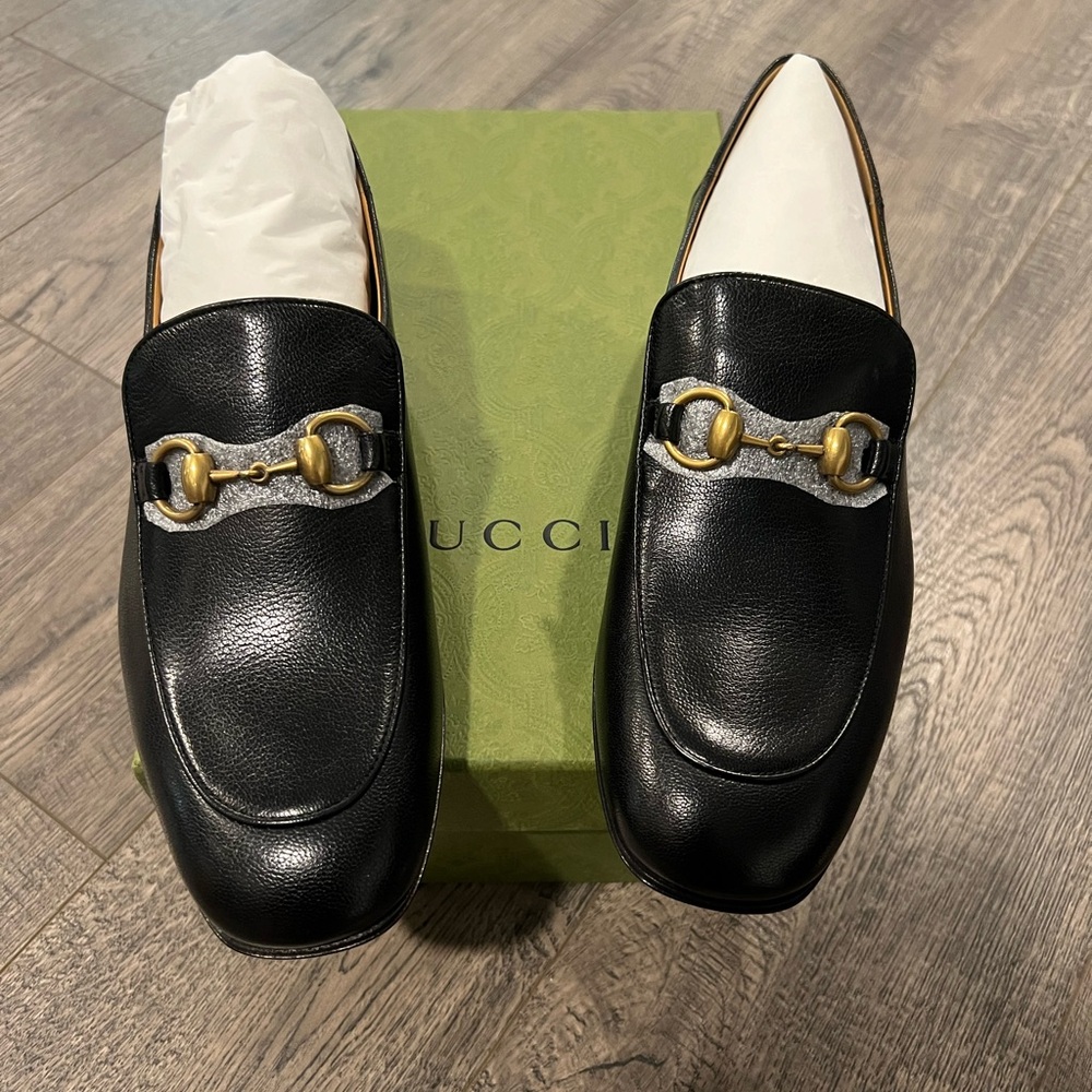 Gucci Horsebit Quentin Slip on Loafers